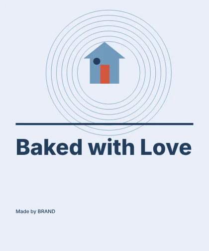 Baked with Love · Contour label template