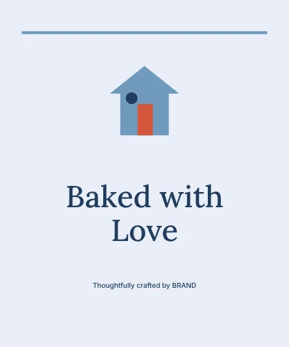 Baked with Love · Classic label template