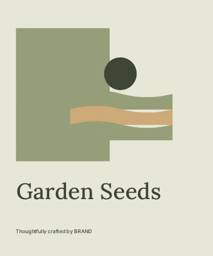 Garden Seeds · Studio label template