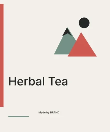 Herbal Tea · Signal 2 label template