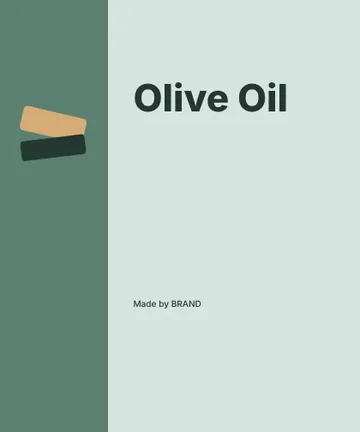 Olive Oil · Column label template