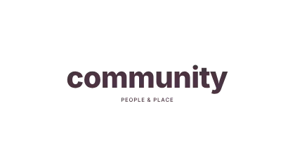 Community · Refined identity logo template