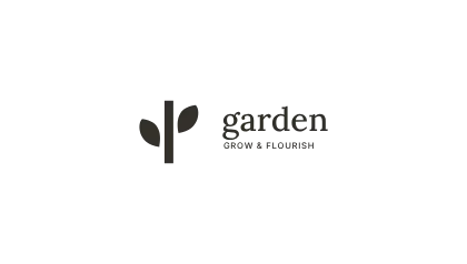 Gardening · Symbol and wordmark logo template