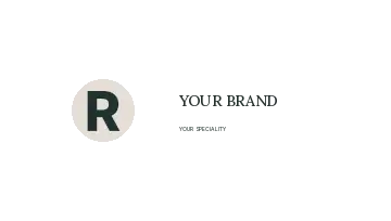 Handmade goods · Symbol and wordmark logo template