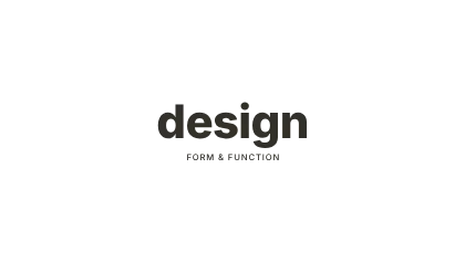 Design · Type-led wordmark logo template