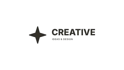 Creative design · Symbol and wordmark logo template