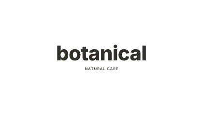 Botanical care · Type-led wordmark logo template