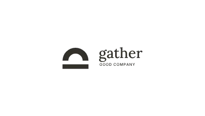 Evening gatherings · Symbol and wordmark logo template