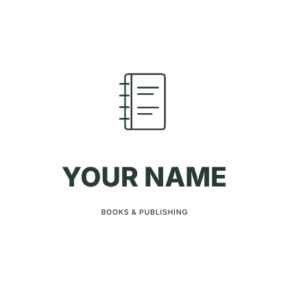 Creative writing workshop · Stacked mark logo template