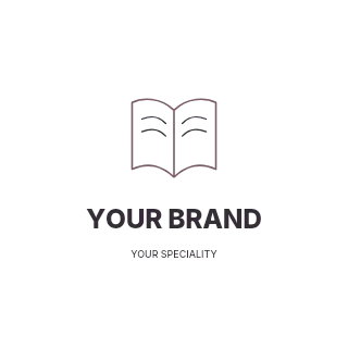 Creative writing workshop · Horizontal mark logo template