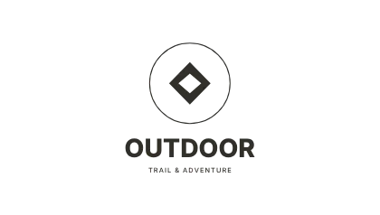 Outdoor adventures · Emblem logo template