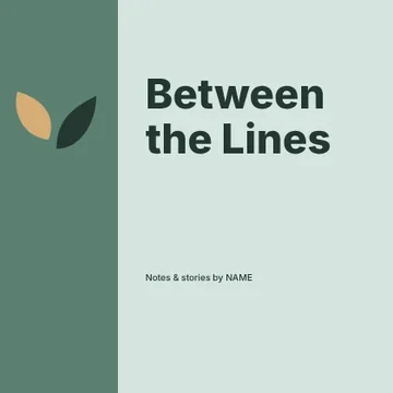 Between the Lines · Column 2 podcast cover template