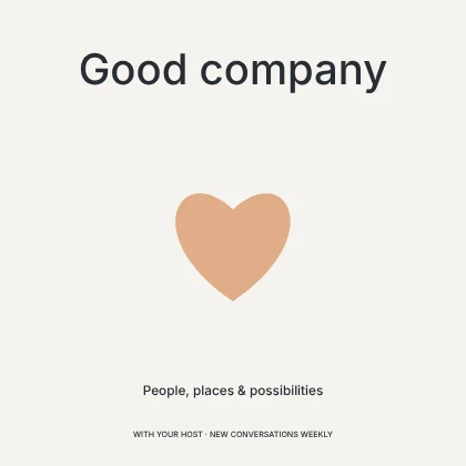 Good company · Minimal podcast cover template