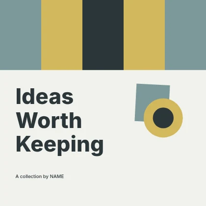 Ideas Worth Keeping · Spectrum podcast cover template