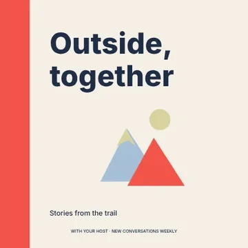 Outside, together · Swiss podcast cover template