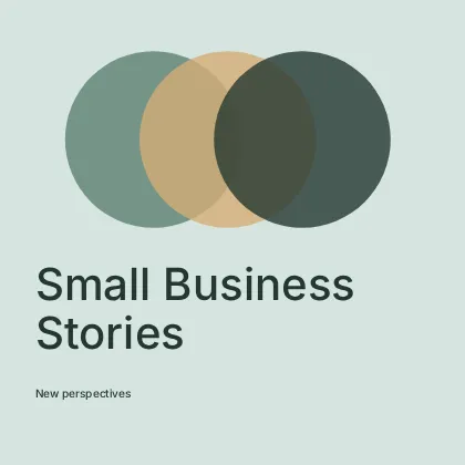 Small Business Stories · Orbit 2 podcast cover template