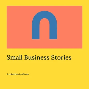 Small Business Stories · Gallery podcast cover template