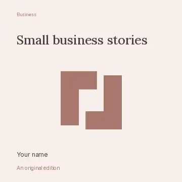Small Business Stories · Linework podcast cover template