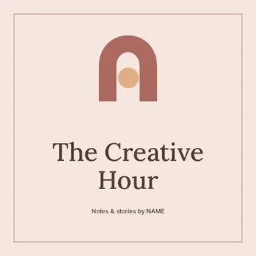 The Creative Hour · Frame podcast cover template