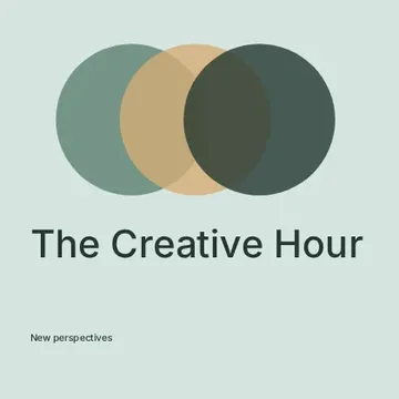 The Creative Hour · Orbit podcast cover template