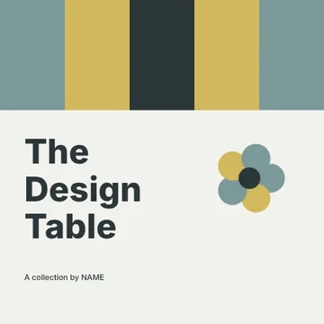 The Design Table · Spectrum podcast cover template