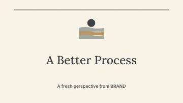 A Better Process · Classic 2 presentation cover template