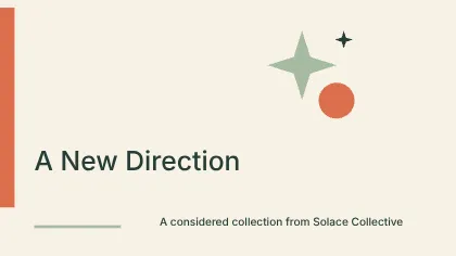 A New Direction · Signal presentation cover template