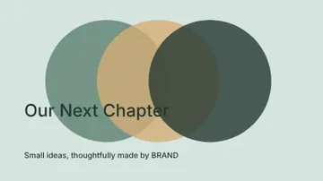 Our Next Chapter · Orbit presentation cover template