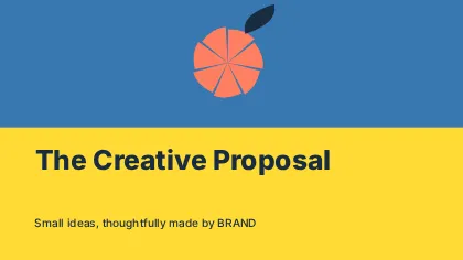 The Creative Proposal · Duotone 3 presentation cover template
