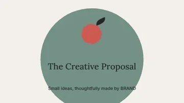 The Creative Proposal · Medallion 3 presentation cover template