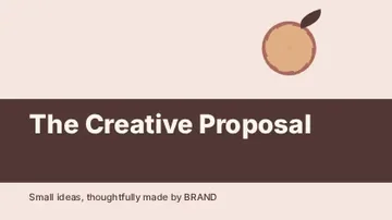 The Creative Proposal · Stencil presentation cover template