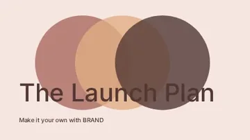 The Launch Plan · Orbit 2 presentation cover template
