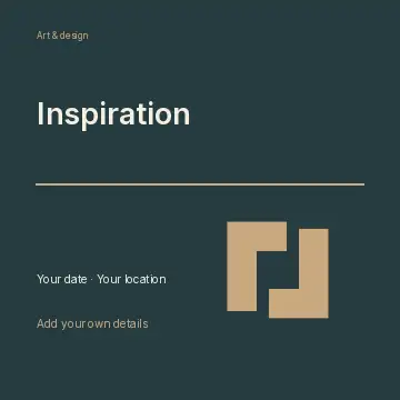A fresh start · Botanical social media post template