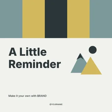 A Little Reminder · Spectrum 2 social media post template