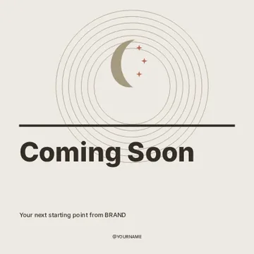 Coming Soon · Contour social media post template