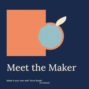 Meet the Maker · Studio 5 social media post template