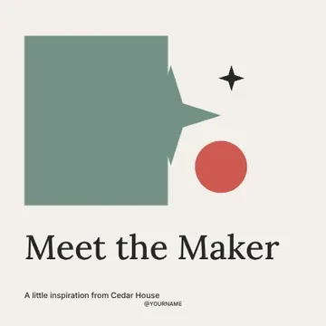 Meet the Maker · Studio 4 social media post template