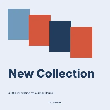 New Collection · Terrace social media post template