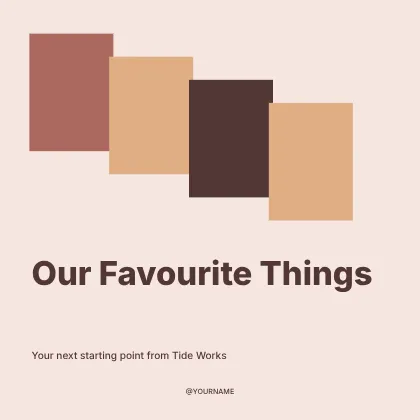 Our Favourite Things · Terrace 2 social media post template