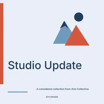 Studio Update · Signal social media post template