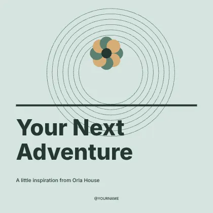 Your Next Adventure · Contour social media post template