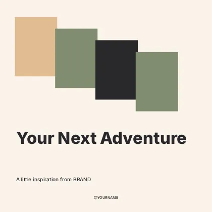 Your Next Adventure · Terrace social media post template
