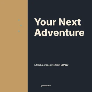 Your Next Adventure · Column 2 social media post template