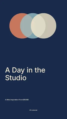 A Day in the Studio · Orbit 2 instagram story template