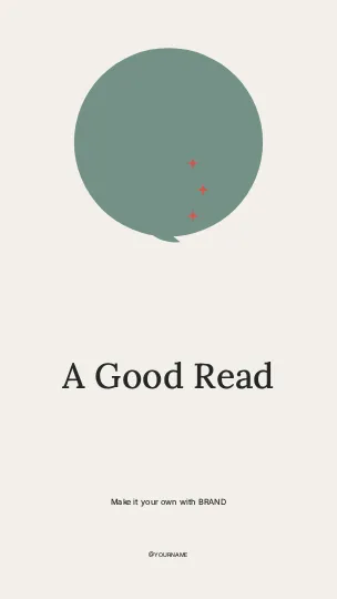 A Good Read · Medallion 2 instagram story template
