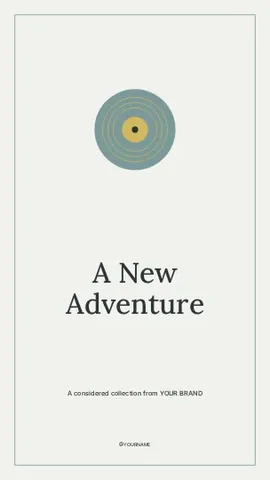 A New Adventure · Frame 2 instagram story template