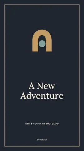 A New Adventure · Frame instagram story template