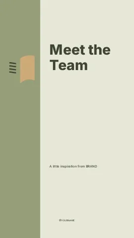 Meet the Team · Column 4 instagram story template