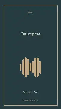 On repeat · Elegant instagram story template
