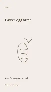 Easter egg hunt · Split instagram story template